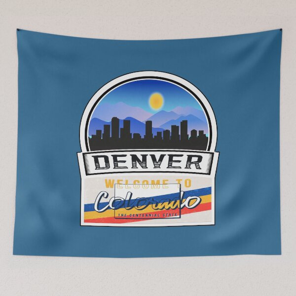 Item preview, Denver, Welcome to Colorado, The Centennial State | Colorado State and Cities Series -7 designed and sold by WorldStateArt.