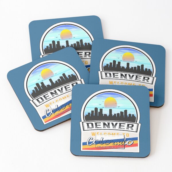Item preview, Denver, Welcome to Colorado, The Centennial State | Colorado State and Cities Series -8 designed and sold by WorldStateArt.