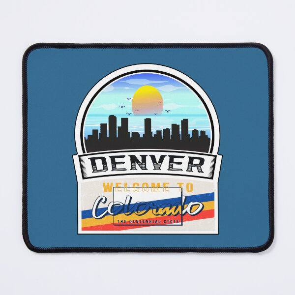 Item preview, Denver, Welcome to Colorado, The Centennial State | Colorado State and Cities Series -8 designed and sold by WorldStateArt.