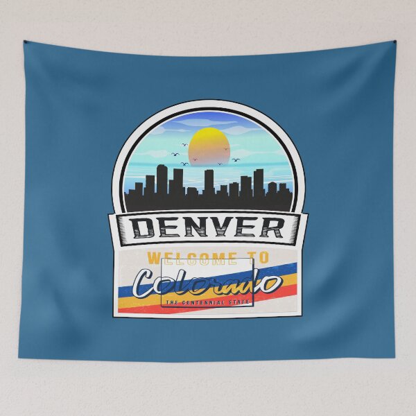 Item preview, Denver, Welcome to Colorado, The Centennial State | Colorado State and Cities Series -8 designed and sold by WorldStateArt.