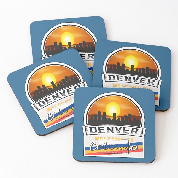 Item preview, Denver, Welcome to Colorado, The Centennial State | Colorado State and Cities Series -9 designed and sold by WorldStateArt.