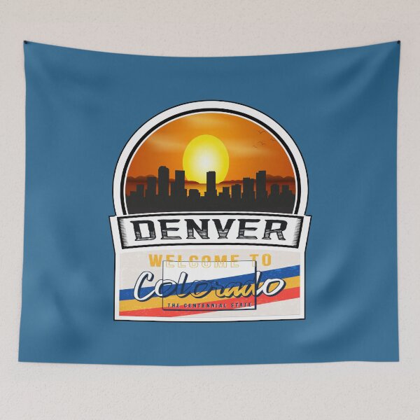 Item preview, Denver, Welcome to Colorado, The Centennial State | Colorado State and Cities Series -9 designed and sold by WorldStateArt.
