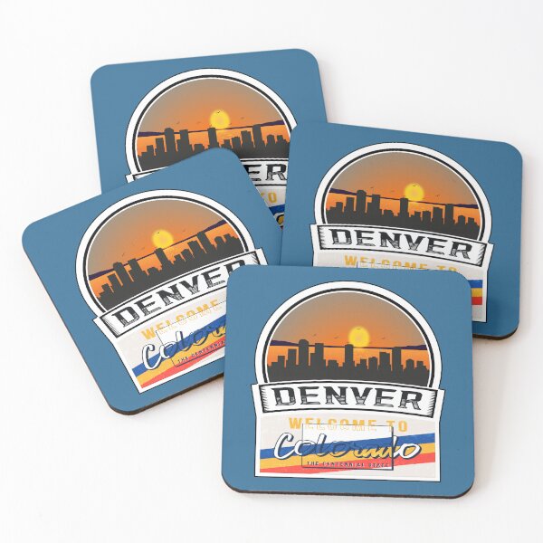 Item preview, Denver, Welcome to Colorado, The Centennial State | Colorado State and Cities Series -10 designed and sold by WorldStateArt.