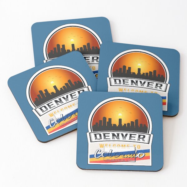 Item preview, Denver, Welcome to Colorado, The Centennial State | Colorado State and Cities Series -11 designed and sold by WorldStateArt.
