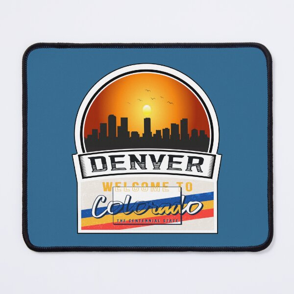 Item preview, Denver, Welcome to Colorado, The Centennial State | Colorado State and Cities Series -11 designed and sold by WorldStateArt.