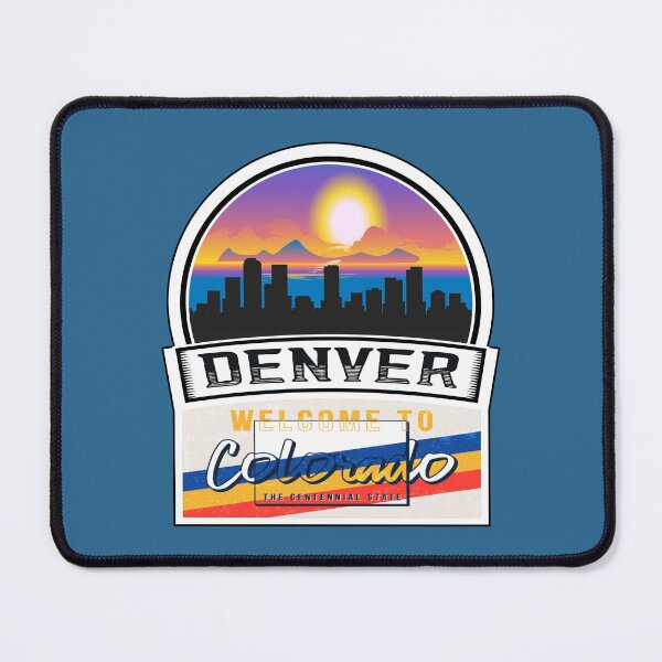 Item preview, Denver, Welcome to Colorado, The Centennial State | Colorado State and Cities Series -12 designed and sold by WorldStateArt.
