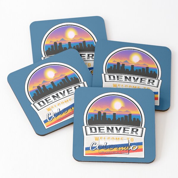Item preview, Denver, Welcome to Colorado, The Centennial State | Colorado State and Cities Series -12 designed and sold by WorldStateArt.