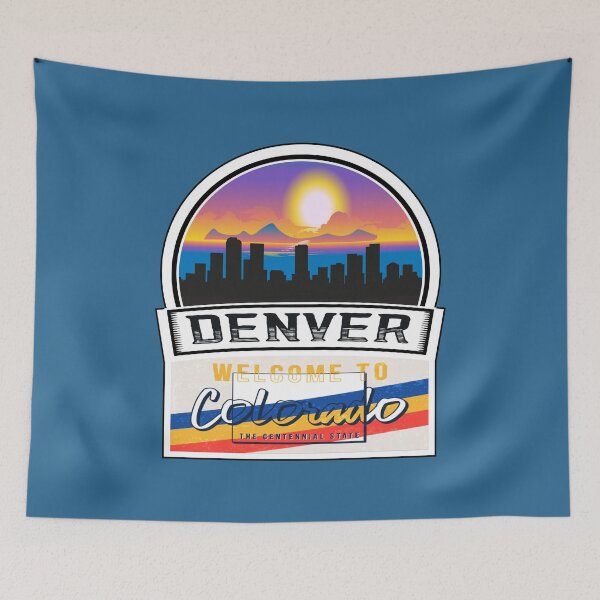 Item preview, Denver, Welcome to Colorado, The Centennial State | Colorado State and Cities Series -12 designed and sold by WorldStateArt.