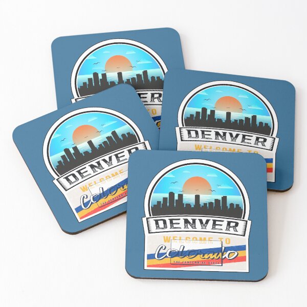 Item preview, Denver, Welcome to Colorado, The Centennial State | Colorado State and Cities Series -13 designed and sold by WorldStateArt.