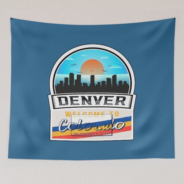 Item preview, Denver, Welcome to Colorado, The Centennial State | Colorado State and Cities Series -13 designed and sold by WorldStateArt.