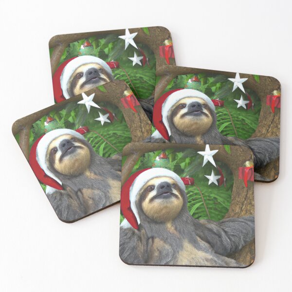 Item preview, Happy Christmas Sloth designed and sold by fatbanana.
