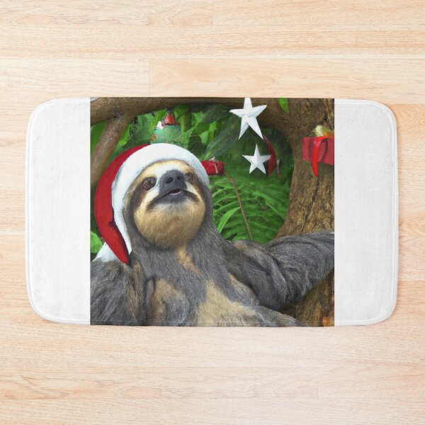 Item preview, Happy Christmas Sloth designed and sold by fatbanana.