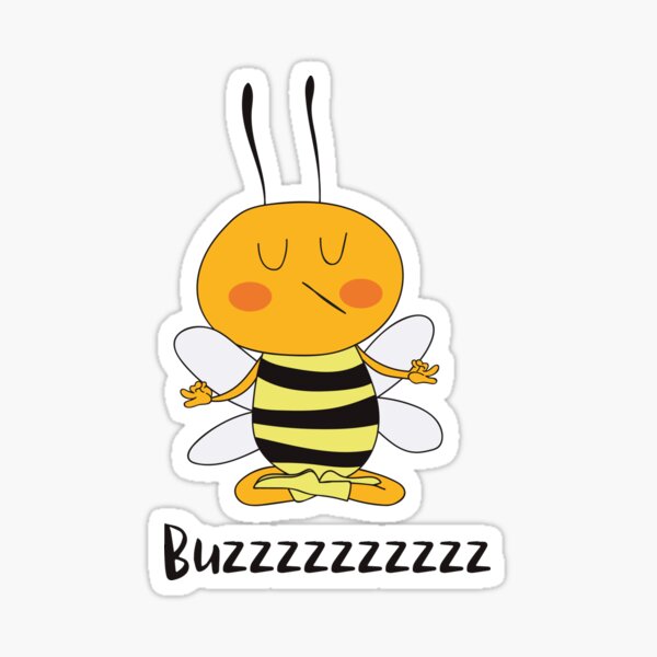 Item preview, Bee on Yoga. Save the Bees designed and sold by beehivesaver.
