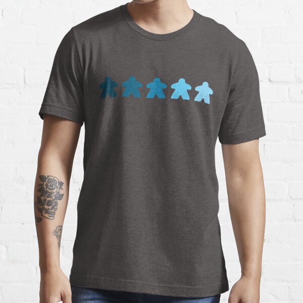 Item preview, Blue meeples of boardgames designed and sold by Boardgames and stuff.