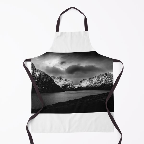 Item preview, Moltind Mountain in Black and White designed and sold by nbrandsberg.