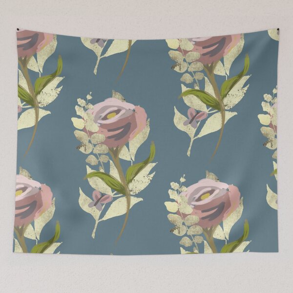 Item preview, Shabby chic abstract hand drawn wild rose gold repeat pattern - Caroline Laursen Original designed and sold by Caroline Laursen.