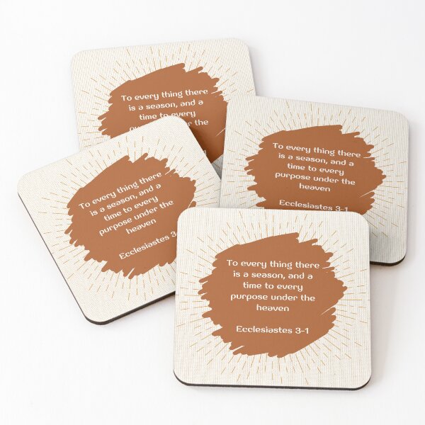 Item preview, Bible Verse Ecclesiastes 3-1 designed and sold by bible-prints.