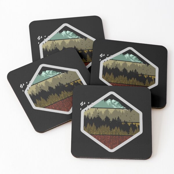 Item preview, Trees Are The Cure - Retro Mountain Forest Silhouette Adventure Explore designed and sold by BlackGrain.