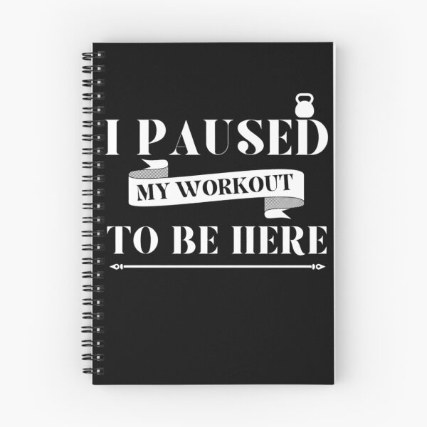 Item preview, I Paused My Workout To Be Here designed and sold by Legendario00.