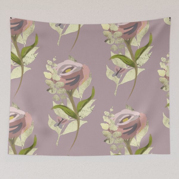 Item preview, Shabby chic abstract hand drawn wild rose gold repeat pattern - Caroline Laursen Original designed and sold by Caroline Laursen.