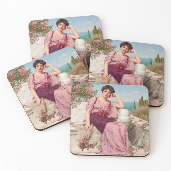 Item preview, Sweet Dreams | John William Godward | 1904 Aesthetic Art designed and sold by CJET.