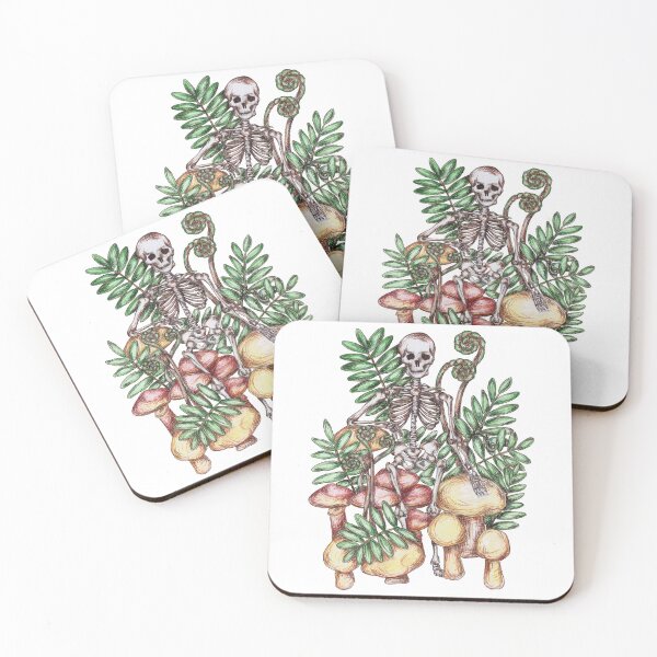 Item preview, mushrooms and bones designed and sold by itsybitsybug.