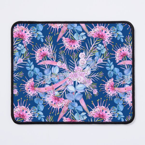 Item preview, Eucalyptus Blue And Pink Grevillea designed and sold by Sketchbook Designs.