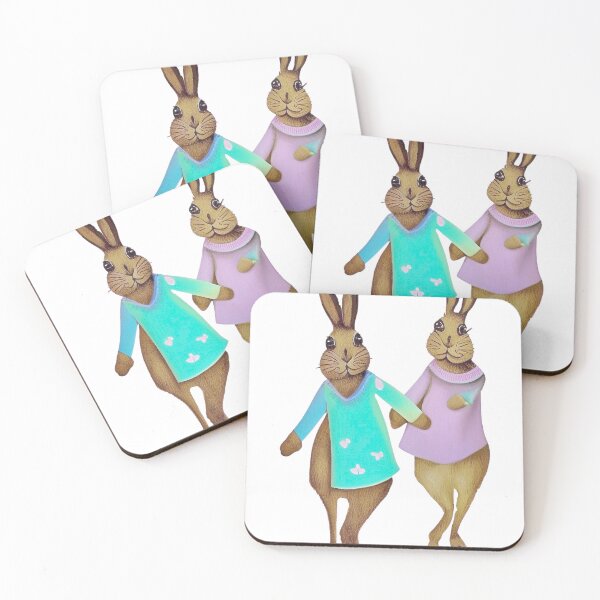 Item preview, 2 Dancing Rabbits  designed and sold by David-Howells.