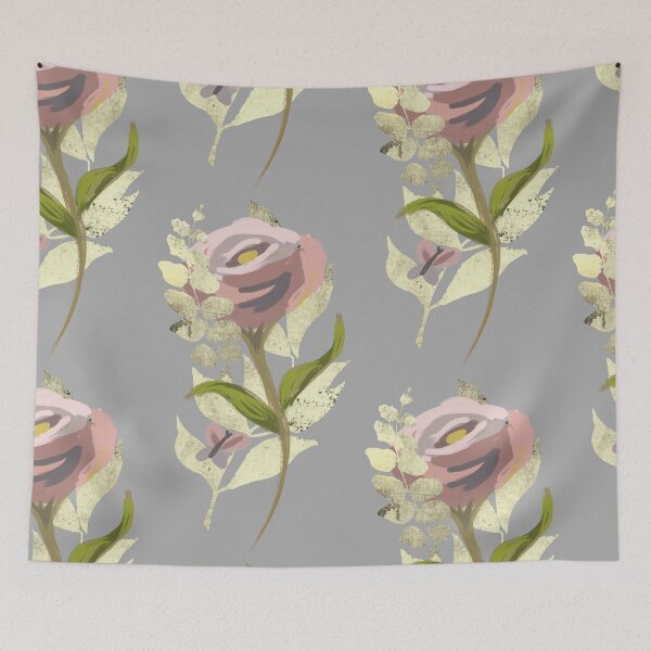 Item preview, Shabby chic abstract hand drawn wild rose gold repeat pattern - Caroline Laursen Original designed and sold by Caroline Laursen.