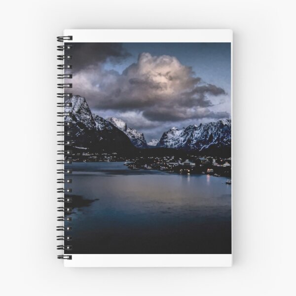 Item preview, Reine Village Winter Landscape designed and sold by nbrandsberg.