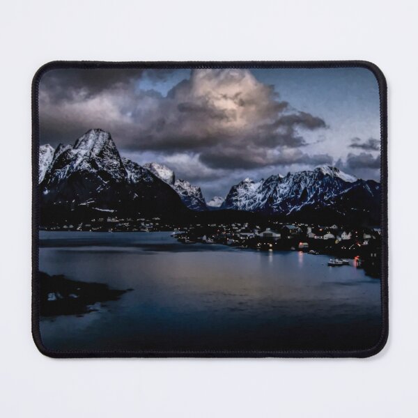 Item preview, Reine Village Winter Landscape designed and sold by nbrandsberg.