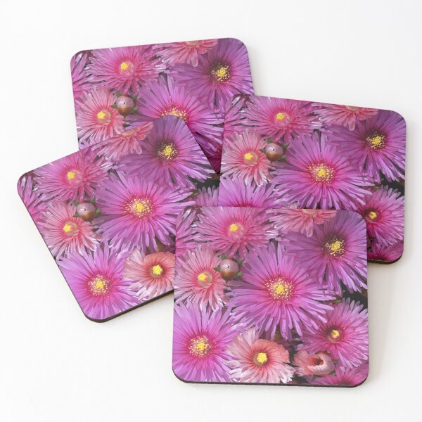 Item preview, Beautiful Pink Pigface Flowers designed and sold by Joy Watson - Natural Light Photography .