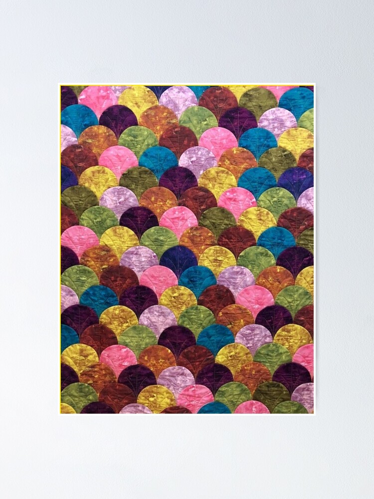 "Rainbow mermaid Patchwork quilt patches I love quilting quilter life