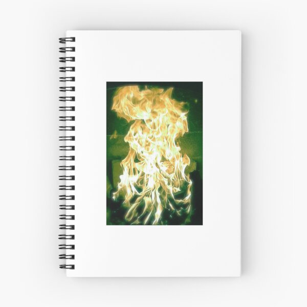Item preview, fuego en la chimenea fuego ardiente fuego verde designed and sold by ZOKUBANART.