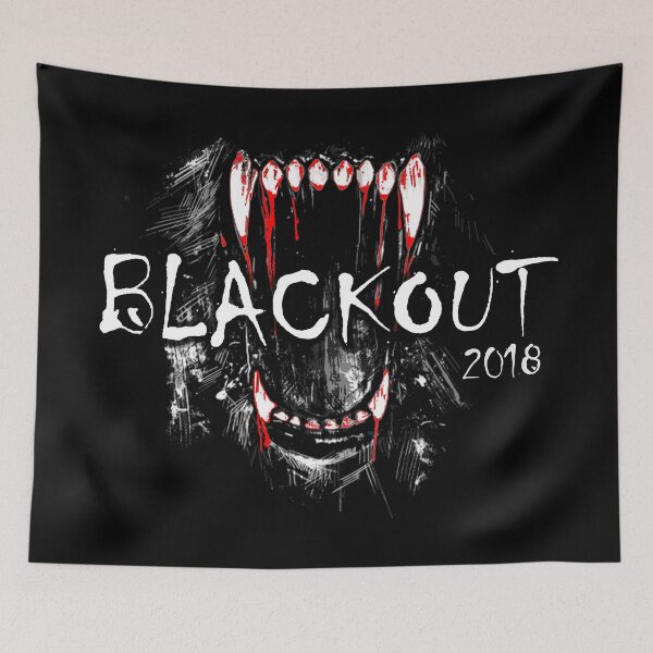 Item preview, This Blackout 2018 Staff Alternate Version Halloween Haunt Family design is available exclusively for members of the official Haunt Family of Scare Actors.  designed and sold by HauntFamily.