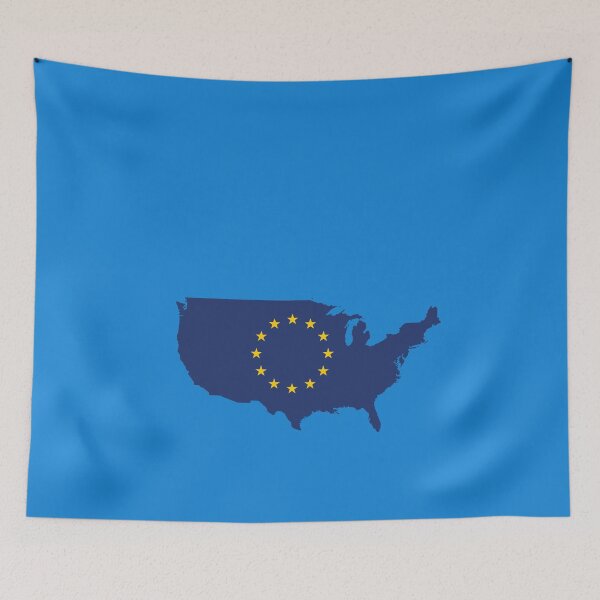 Item preview, USA joining the European Union designed and sold by EuroUSCommunity.