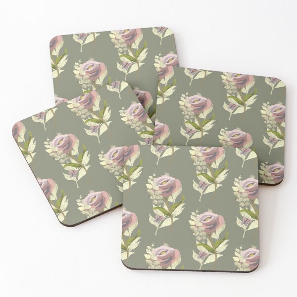 Item preview, Shabby chic abstract hand drawn wild rose gold repeat pattern - Caroline Laursen Original designed and sold by Caroline Laursen.