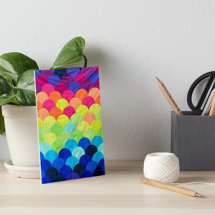 " Rainbow mermaid scales Patchwork quilt patches I love quilting