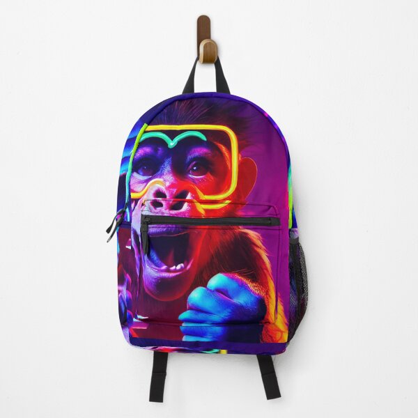 Item preview, Eddie, the Raver Monkey Loves Lollipop designed and sold by PsyFreak! arts.