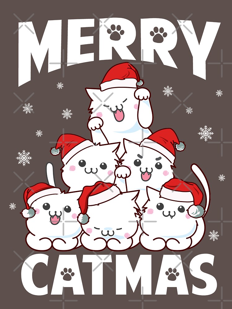 &quot;Merry Catmas Funny Pun Christmas Cat Lover Gift&quot; T-shirt by