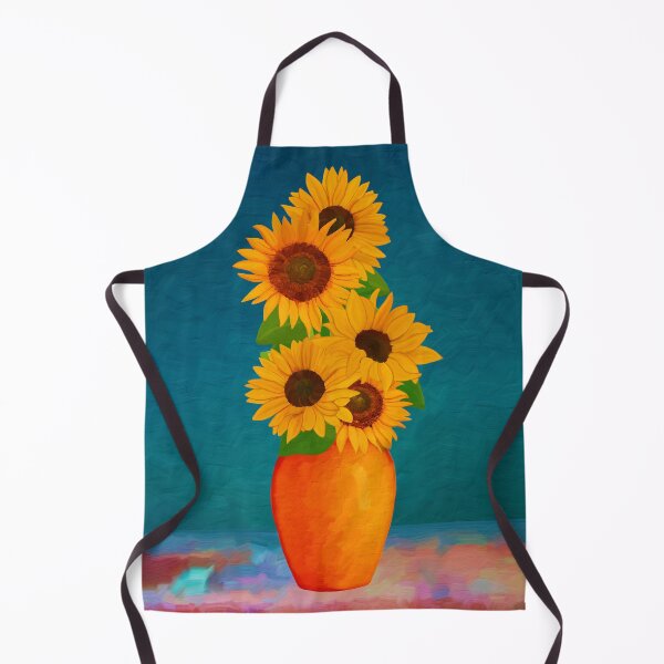 Item preview, Sunflowers with Lucid Sea (10) designed and sold by Lone Quixote.