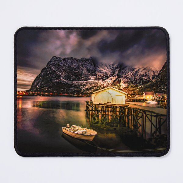 Item preview, Lofoten Lonely Harbor Boat designed and sold by nbrandsberg.