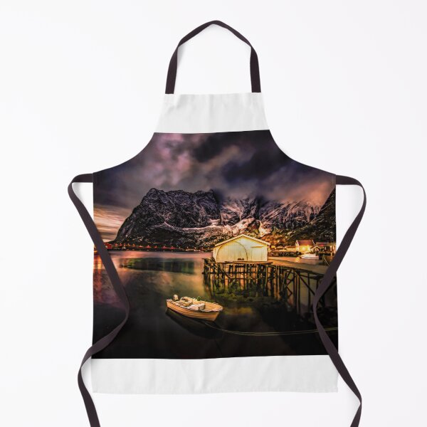 Item preview, Lofoten Lonely Harbor Boat designed and sold by nbrandsberg.