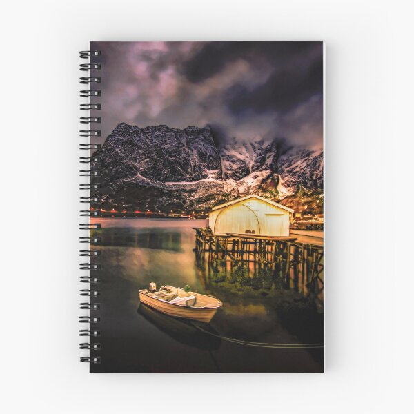 Item preview, Lofoten Lonely Harbor Boat designed and sold by nbrandsberg.