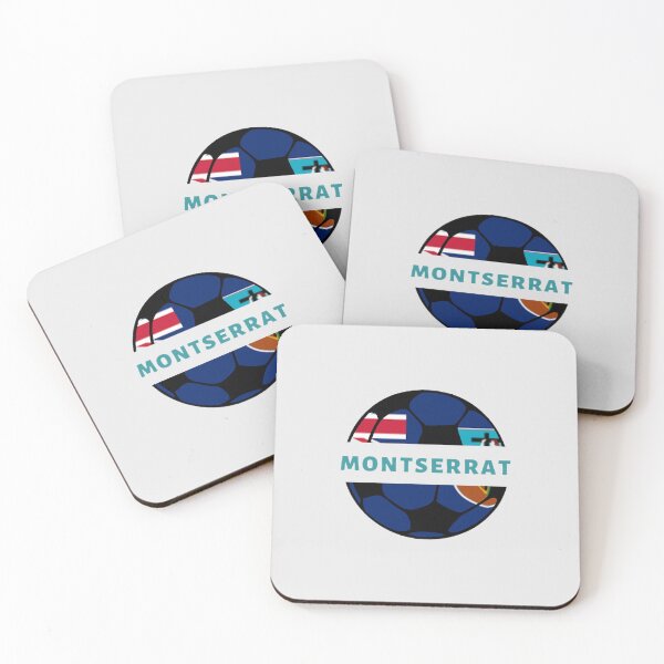 Item preview, Montserrat Football  designed and sold by Footballunite.