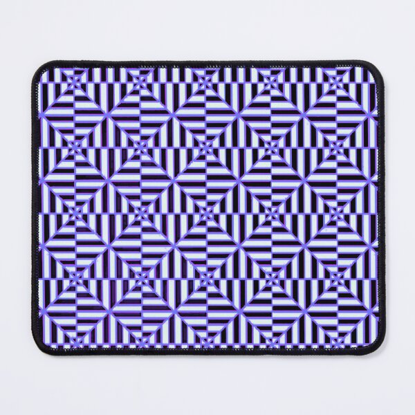 Item preview, 60's inspired purple stripe kaleidoscope pattern designed and sold by WorldOfWendyArt.