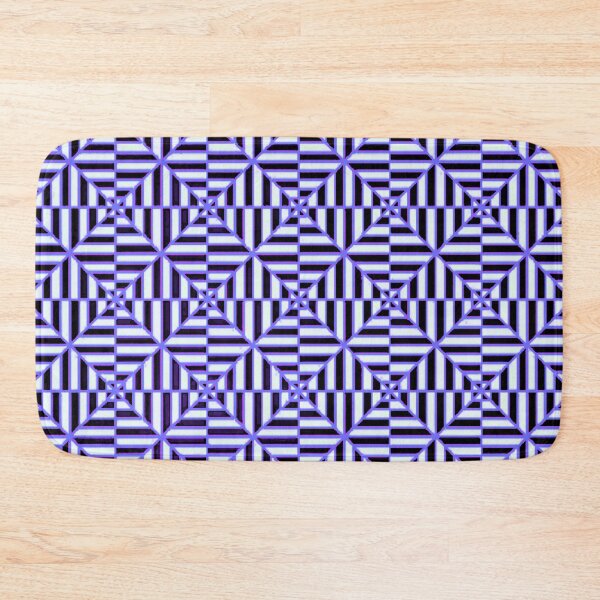 Item preview, 60's inspired purple stripe kaleidoscope pattern designed and sold by WorldOfWendyArt.