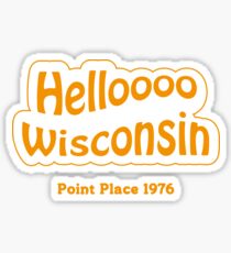 helloooo Wisconsin Sticker