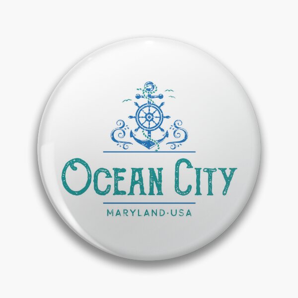 Item preview, Ocean City Maryland Vintage Nautical Design designed and sold by Futurebeachbum.