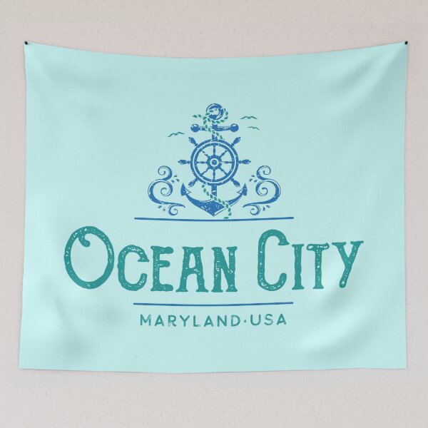 Item preview, Ocean City Maryland Vintage Nautical Design designed and sold by Futurebeachbum.
